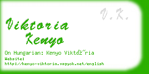 viktoria kenyo business card